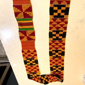Hand woven kente cloth from Ghana